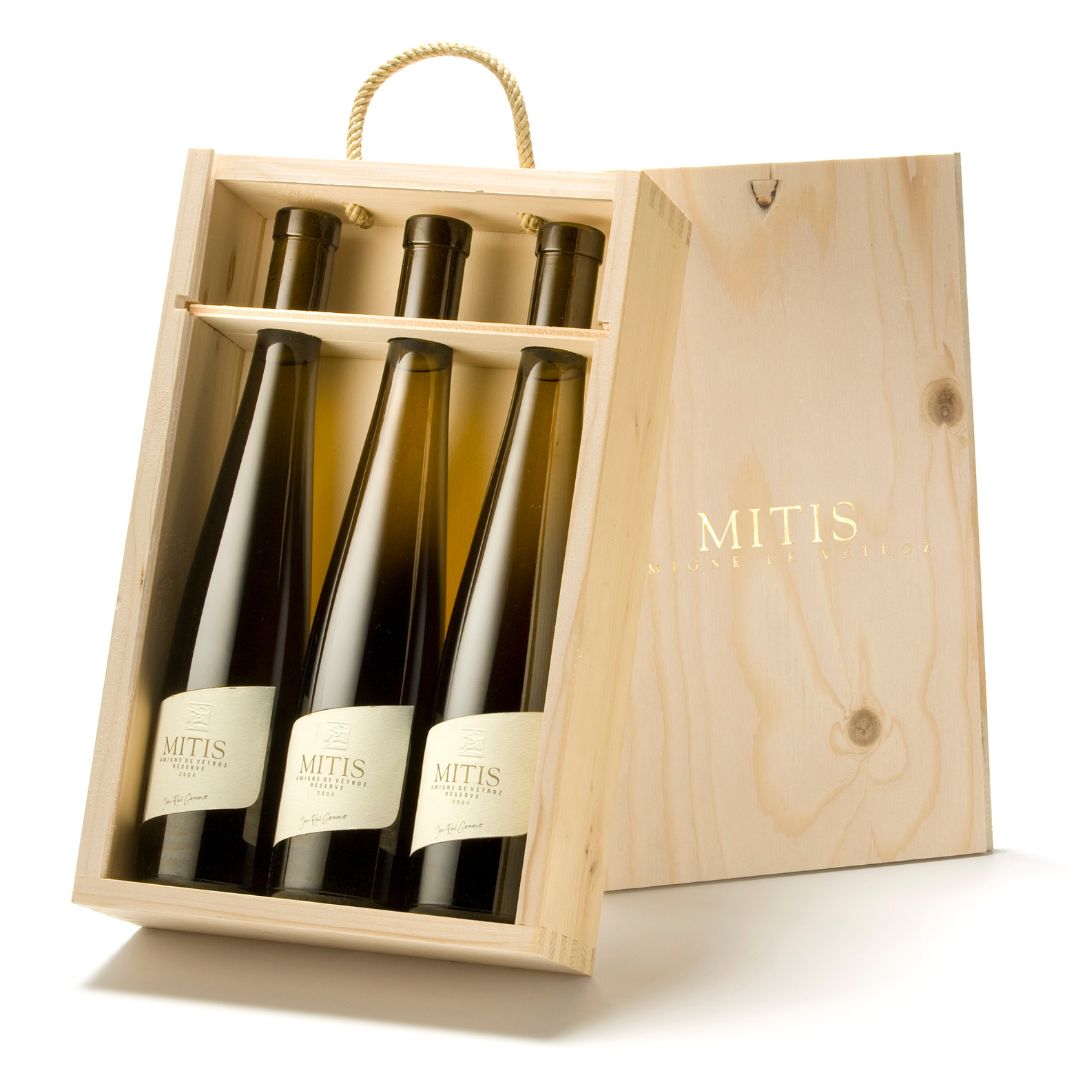 MITIS 3x37.5cl - Wooden box (empty)